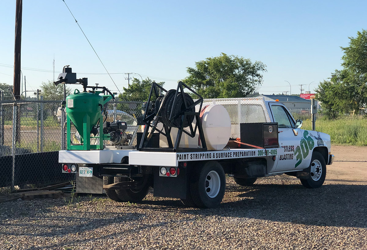 Mobile Sandblasting Truck Moose Jaw